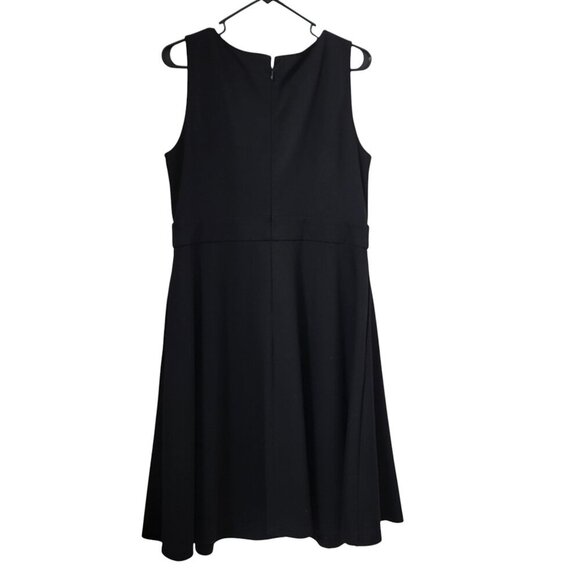 Ryan Wythe Size 0X (XL/16) Black Sleeveless Cocktail/Career Dress - Picture 2 of 9